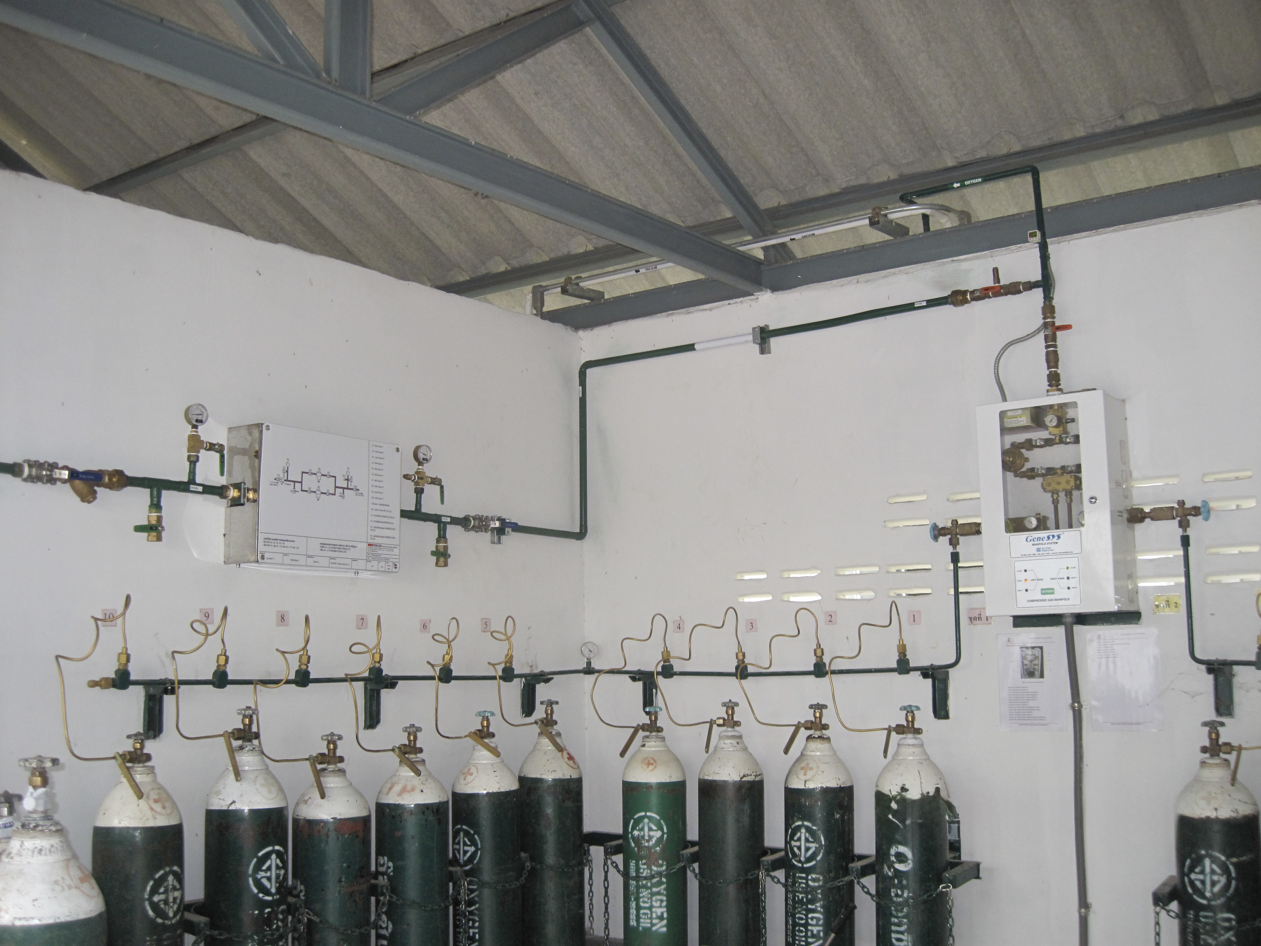 Liquid Oxygen Bulk Tank and Pipeline System